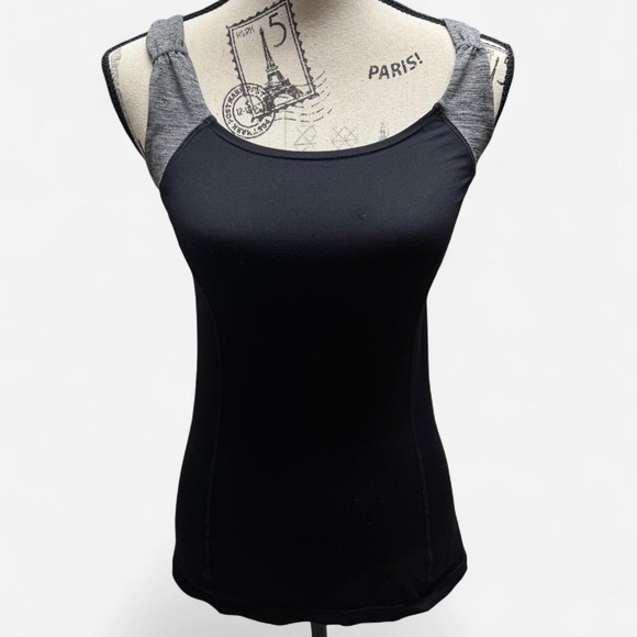 lululemon athletica Tops - Lululemon black and grey athletic tank top